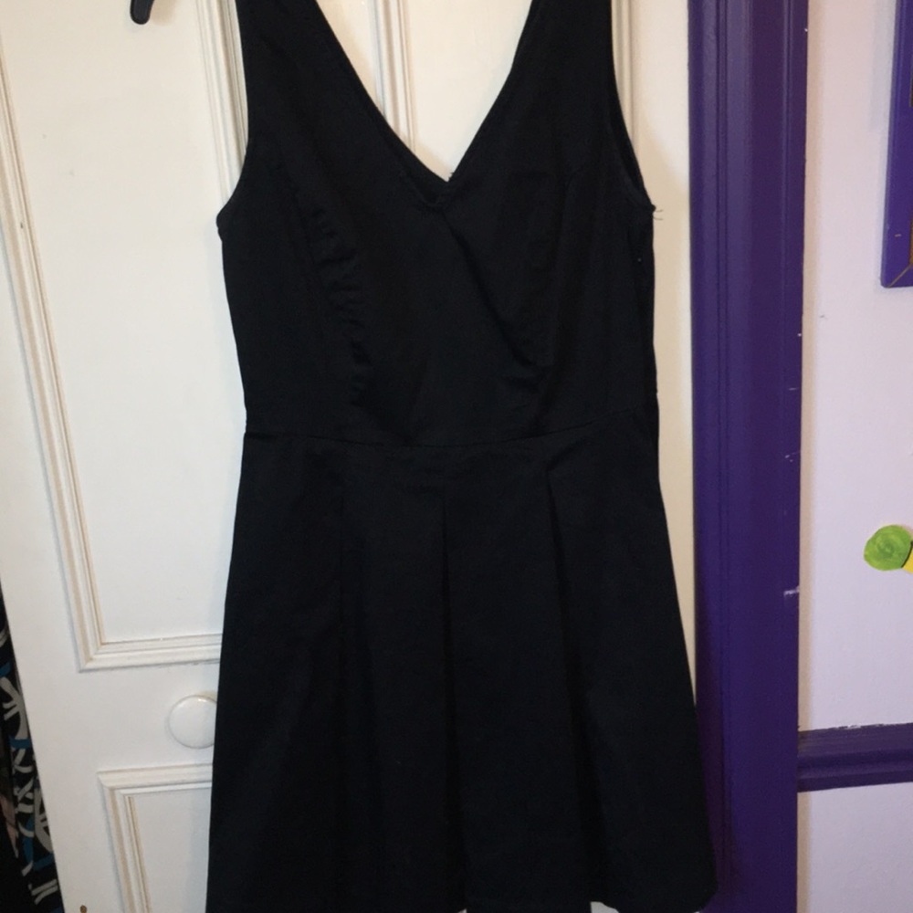 Black mini dress, lightly worn